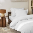 Drap Housse 90x190 cm 1 Place 100% Coton 57 Fils/cm&sup2; Bonnet 30 cm Blanc, image n° 5