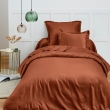 Drap Housse 90x190 cm 1 Place 100% Coton 57 Fils/cm&sup2; Bonnet 30 cm Paprika, image n° 4