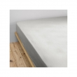 Drap housse bonnet 30 cm double gaze de coton 160 x 200 cm nuage (light grey) Gris, image n° 2