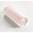 Drap housse coton luxe 140 x 190 cm bonnet 30 cm Ambre Rose clair, image n° 1