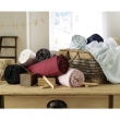 Drap housse coton luxe 180 x 200 cm bonnet 30 cm Ambre Bleu foncé, image n° 3