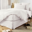 Drap-Housse Double Gaze de Coton 180 x 200 cm Blanc - Ga&iuml;a, image n° 3