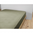 Drap housse double gaze de coton luxe 180 x 200 cm Gaia Romarin, image n° 2
