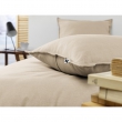 Drap housse flanelle chaude 140 x 190 cm Bonnet 30 cm  + 2 taies 63 x 63 Beige, image n° 4
