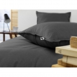 Drap housse flanelle chaude 180 x 200 cm Bonnet 30 cm  + 2 taies 63 x 63 Anthracite, image n° 4