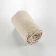 Drap housse flanelle chaude 180 x 200 cm Bonnet 30 cm Candice Beige, image n° 2