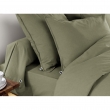 Drap housse flanelle chaude  90 x 190 cm Bonnet 30 cm Candice Kaki, image n° 4