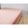 Drap housse gaze de coton Luxe 90 x 190 cm Gaïa Rose pêche, image n° 2