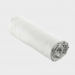 Drap housse hotêl 140 x 190 cm + 2 taies carrés en percale 78 fils Blanc, image n° 2