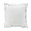 Drap housse hotêl 140 x 190 cm + 2 taies carrés en percale 78 fils Blanc, image n° 3
