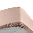 Drap housse qualité hotêl 140 x 190 cm + 2 taies en percale 78 fils Rose, image n° 2