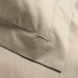Drap housse qualité hotêl 160 x 200 cm + 2 taies en percale 78 fils Beige, image n° 4