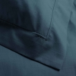 Drap housse qualité hotêl 160 x 200 cm + 2 taies en percale 78 fils Bleu, image n° 4