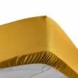 Drap housse qualité hotêl 160 x 200 cm + 2 taies en percale 78 fils Jaune, image n° 2