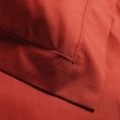 Drap housse qualité hotêl 160 x 200 cm + 2 taies en percale 78 fils Tomette, image n° 4