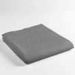 Drap plat 1 pers. 180 x 290 cm coton 57 fils Lina Anthracite, image n° 5