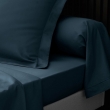 Drap plat 1 pers. 180 x 290 cm percale de coton 78 fils Blanc, image n° 3