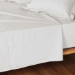 Drap plat 2 pers. 240 x 300 cm coton 57 fils Lina Blanc, image n° 3