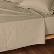 Drap plat 2 pers. 240 x 300 cm coton 57 fils Lina Sable, image n° 3