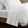 Drap Plat 240 x 300 cm Blanc Satin de Coton Peign&eacute; 120 Fils/cm&sup2; - Qualit&eacute; H&ocirc;teli&egrave;re Premium, image n° 3