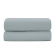 Drap Plat 240 x 300 cm C&eacute;ladon Satin de Coton Peign&eacute; 120 Fils/cm&sup2; - Qualit&eacute; H&ocirc;teli&egrave;re Premium, image n° 5