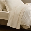 Drap Plat 240 x 300 cm Cr&egrave;me Satin de Coton Peign&eacute; 120 Fils/cm&sup2; - Qualit&eacute; H&ocirc;teli&egrave;re Premium, image n° 3