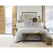 Drap plat 240 x 300 cm flanelle chaude Candice Gris clair, image n° 2