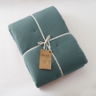 Édredon 180 x 240 cm - Double Gaze de Coton 125 gr/m² - Uni Gaïa Bleu Canard, image n° 2