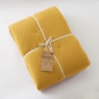 Édredon 180 x 240 cm - Double Gaze de Coton 125 gr/m² - Uni Gaïa Jaune Safran, image n° 2