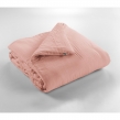 Édredon 180 x 240 cm - Double Gaze de Coton 125 gr/m² - Uni Gaïa Rose Pêche, image n° 4