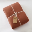 Édredon 180 x 240 cm - Double Gaze de Coton 125 gr/m² - Uni Gaïa Terracotta, image n° 2