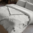 Edredon gaze de coton 150 x 150 cm nuage Gris clair, image n° 3