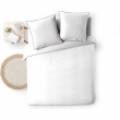 Élégance Pure - Ensemble housse de couette 260 x 240 cm Noémie + drap housse coton 57 fils, image n° 2