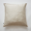 Ensembe drap housse 140 x 190 cm + 2 taies 60 x 60 cm en bambou de satin Salomé Naturel, image n° 3