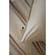 Ensembe drap housse 140 x 190 cm + 2 taies 60 x 60 cm en bambou de satin Salomé Naturel, image n° 5