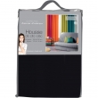 Housse clic clac 120 &agrave; 140 cm - 185 &agrave; 200 cm polyester uni essentiel Noir, image n° 3