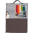 Housse clic clac 120 à 140 cm - 185 à 200 cm polyester uni essentiel Taupe, image n° 3