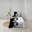 Housse de couette 1 personne 140 x 200 cm 100% coton 57 fils Stormi, image n° 3