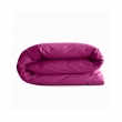 Housse de couette 1 place 140 x 200 cm coton 57 fils - Magenta, image n° 2