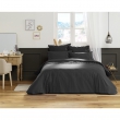 Housse de couette 100% coton luxe 57 fils 200 x 200 cm Agathe Anthracite, image n° 1