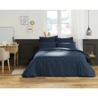 Housse de couette 100% coton luxe 57 fils 200 x 200 cm Agathe Bleu, image n° 1
