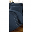 Housse de couette 100% coton luxe 57 fils 200 x 200 cm Agathe Bleu, image n° 2