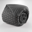 Housse de couette 100% coton luxe 57 fils 260 x 240 cm Agathe Anthracite, image n° 4