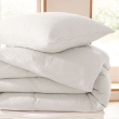 Housse de Couette 140 x 200 cm  + 1 Taie "Avy" en Gaze de Coton Blanc, image n° 3