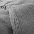 Housse de Couette 140 x 200 cm en Gaze de Coton Avy Ardoise, image n° 2