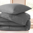 Housse de Couette 140 x 200 cm en Gaze de Coton Avy Ardoise, image n° 3