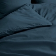 Housse de couette 2 personnes 240 x 220 cm percale de coton 78 fils Bleu nuit, image n° 2