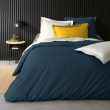 Housse de couette 2 personnes 240 x 220 cm percale de coton 78 fils Curry, image n° 5