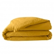 Housse de couette 2 personnes 240 x 220 cm percale de coton 78 fils Curry, image n° 1