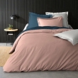 Housse de couette 2 personnes 260 x 240 cm percale de coton 78 fils Nude, image n° 5